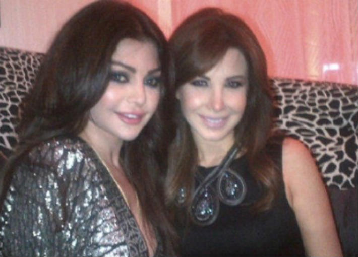 نانسي عجرم وهيفاء وهبي