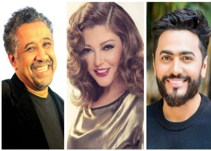 تامر حسني ، سميرة سعيد ، الشاب خالد