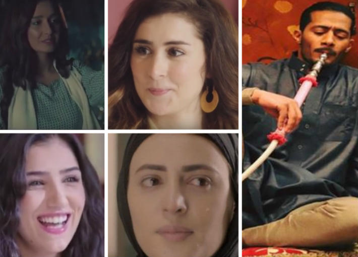 محمد رمضان وحبيباته في المسلسلات