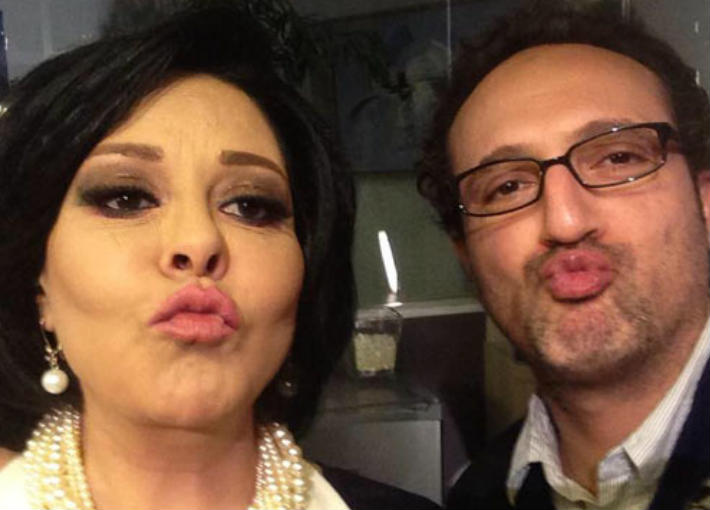 شريف مدكور مع إسعاد يونس في إحدى حلقات &quot;صاحبة السعادة&quot;