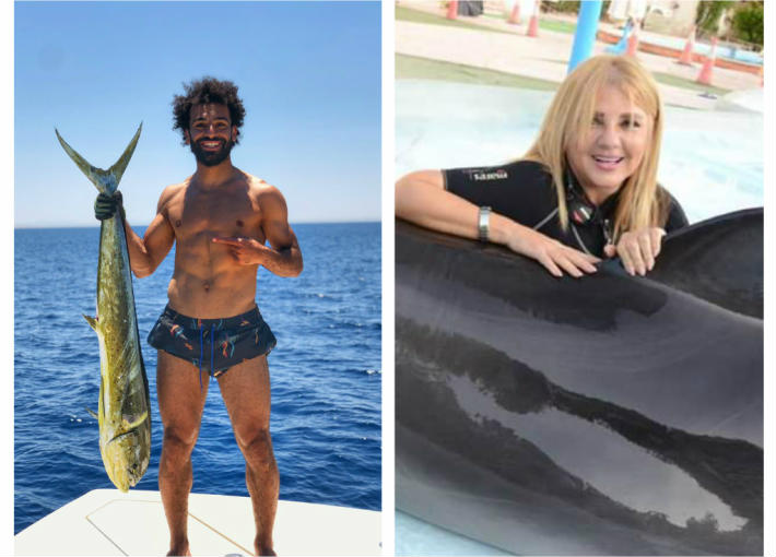 ندى بسيوني ومحمد صلاح