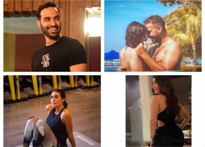 محمد مهران وزينة وأحمد فهمي وياسمين صبري