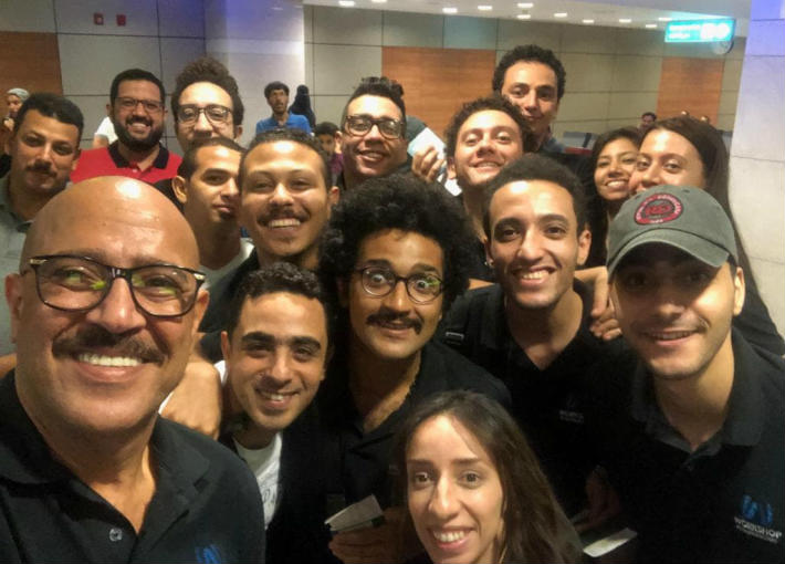 أشرف عبد الباقي وفرقة مسرحية &quot;جريما في المعادي&quot;