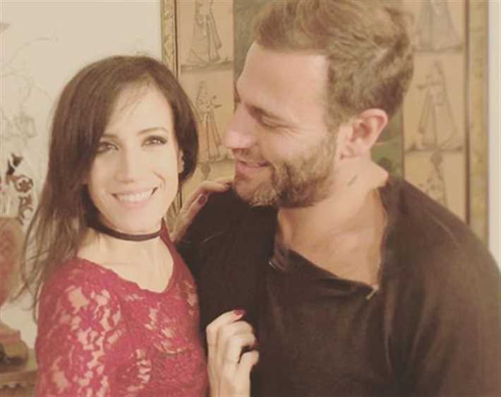 نيقولا معوض وخطيبته لارا رين