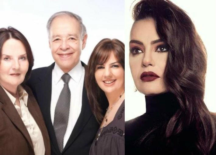 شريهان وأسرة إبراهيم سعدة
