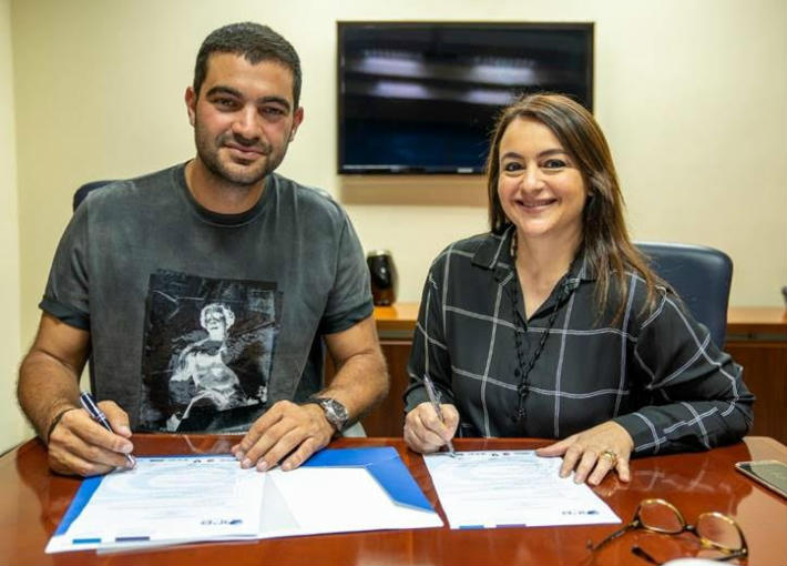 هالة حجازي والرئيس التنفيذي لشركة Venture Lifestyle