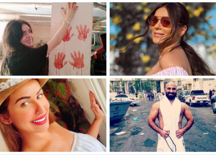 إنجي المقدم ومي سليم وأحمد سعد ودينا