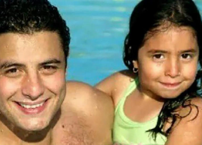 أحمد الفيشاوي وابنته لينا