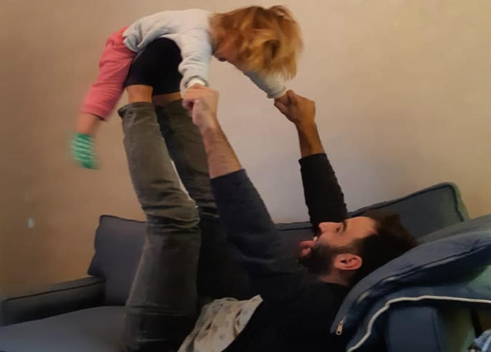 أحمد الشامي وابنته