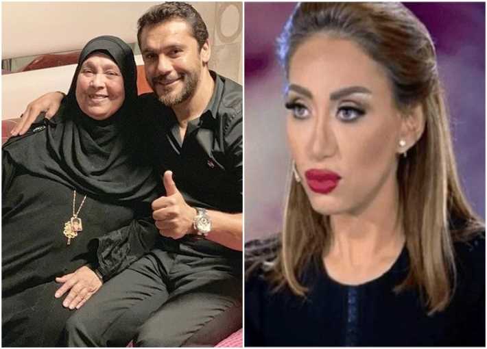 ريهام سعيد وأحمد حسن ووالدته