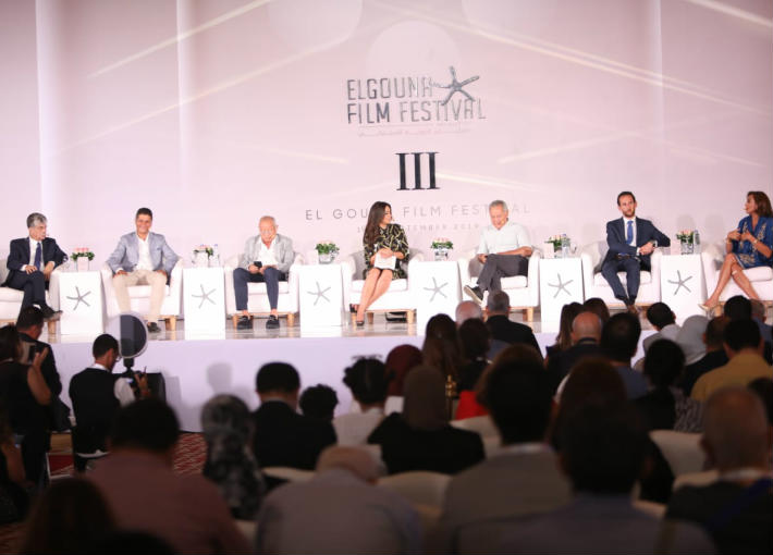 مؤتمر الدورة الثالثة من مهرجان الجونة السينمائي