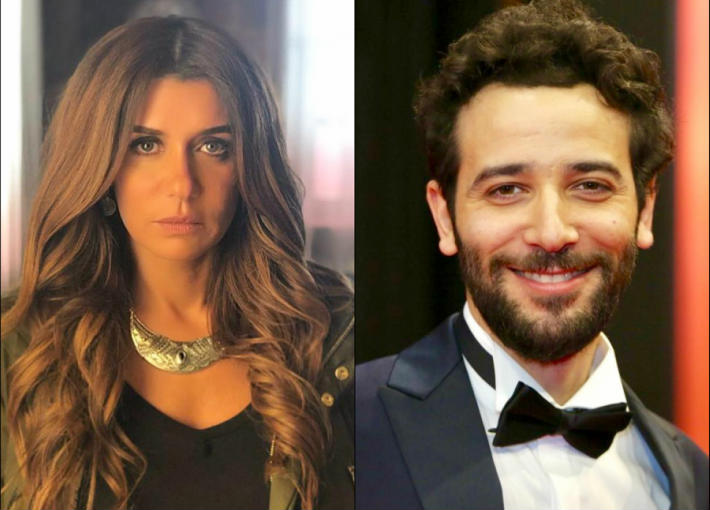 كريم قاسم وغادة عادل