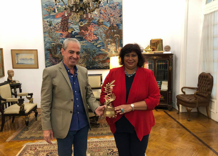 إيناس عبد الدايم والأمير أباظة