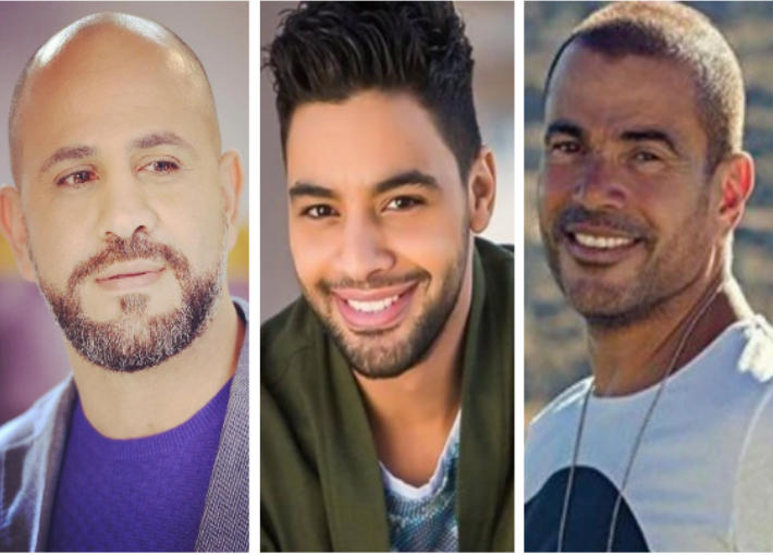 عمرو دياب ، أحمد جمال ، عزيز الشافعي