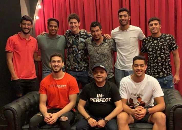 هنيدي وأبطال منتخب كرة اليد