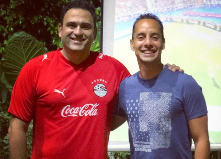 عمرو وهبة وأكرم حسني