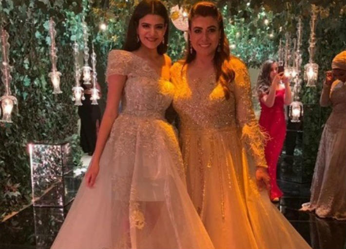 نشوى مصطفى وابنتها مريم