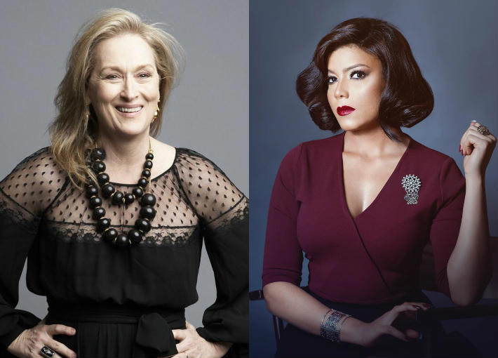 ناهد السباعي وميريل ستريب