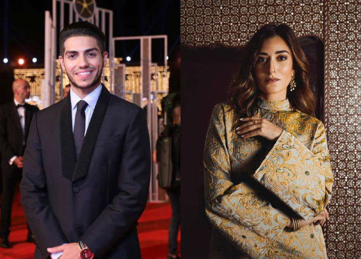 أمينة خليل ومينا مسعود