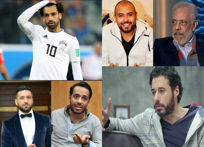 تفاعل النجوم مع أزمة صلاح