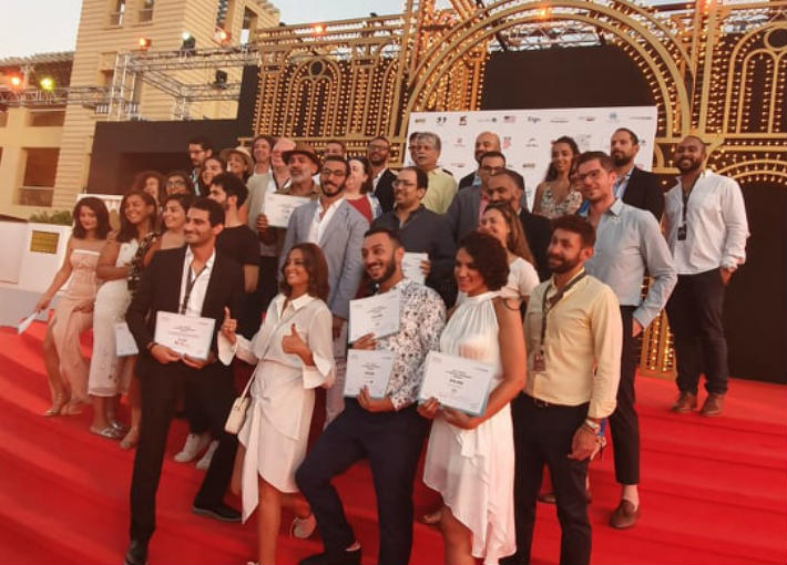 صورة للفائزين