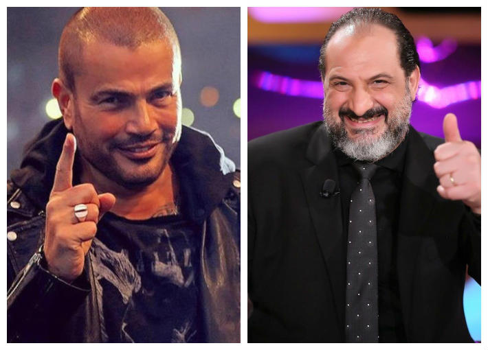 خالد الصاوي وعمرو دياب