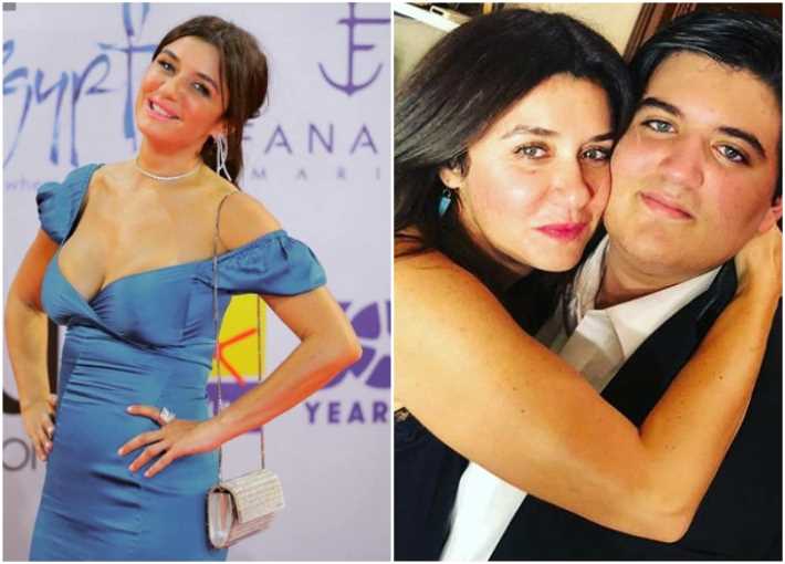 غادة عادل ونجلها