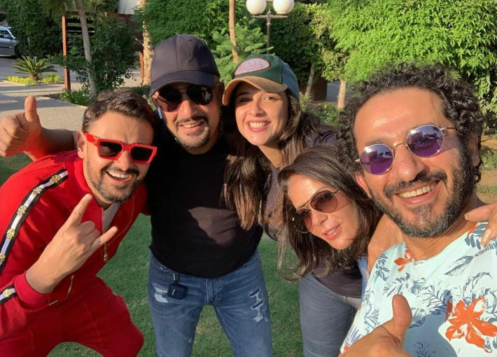 أحمد حلمي ومنى زكي وياسمين عبد العزيز وأحمد السقا ورامز جلال