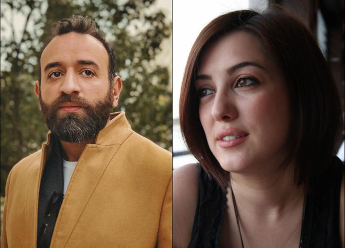 كندة علوش وعمرو سلامة