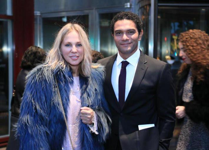 شيرين رضا وآسر ياسين في مهرجان مالمو