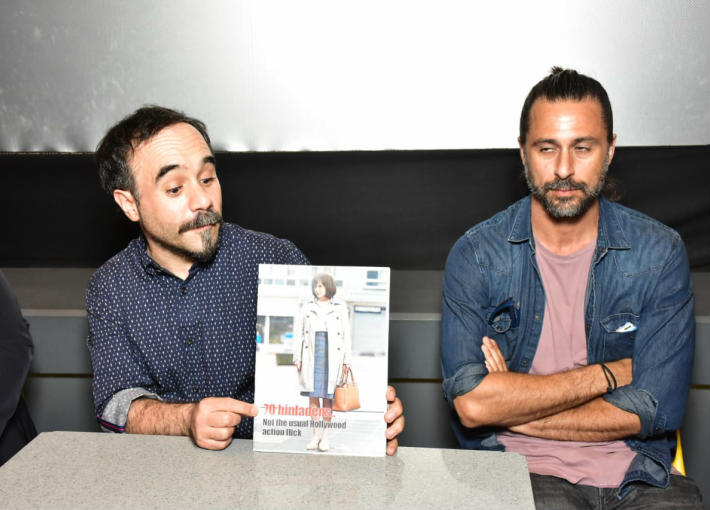  المخرج كولدو سيررا والفنان هوجو سيلفا