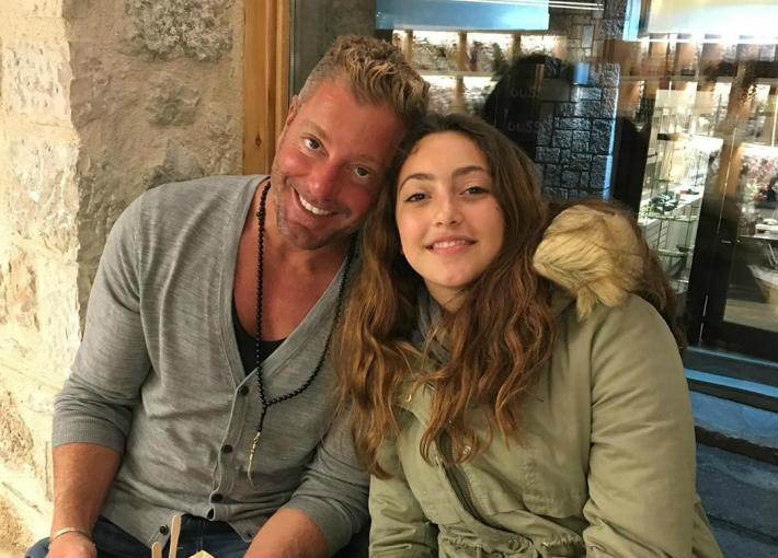 تامر هجرس وابنته