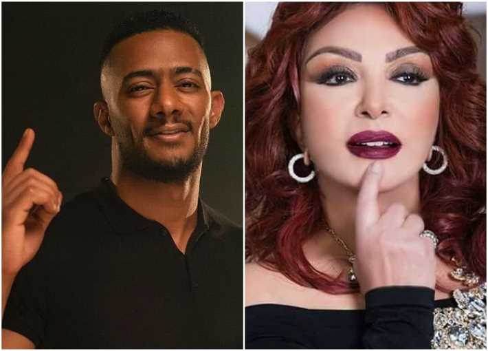 نبيلة عبيد ومحمد رمضان