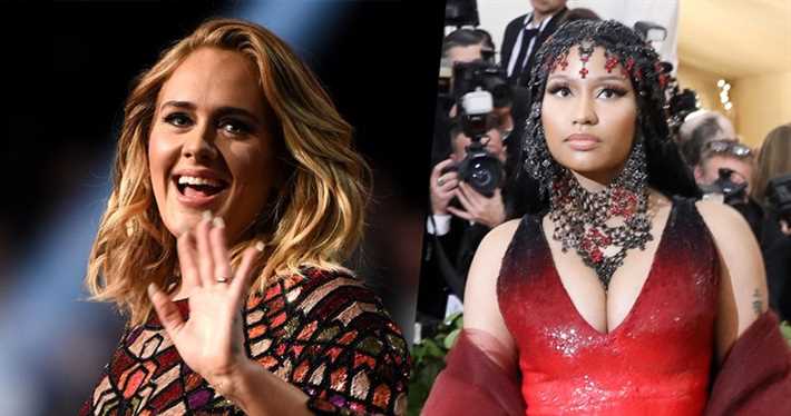 نيكي ميناج وأديل