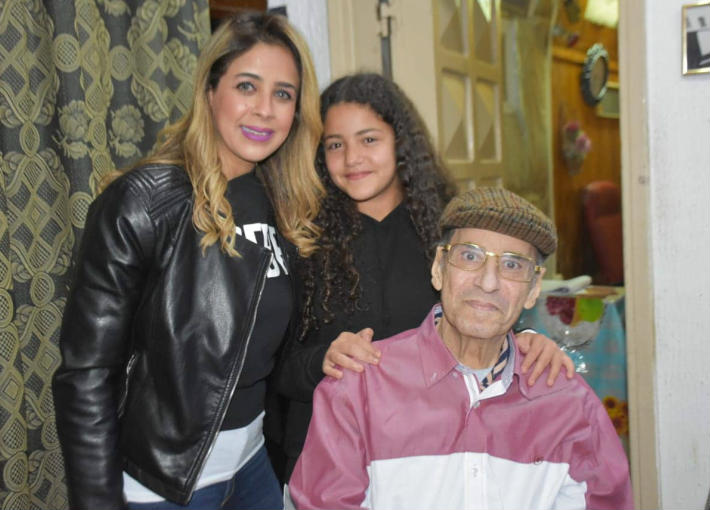 جمال سلامة وطليقته وابنته