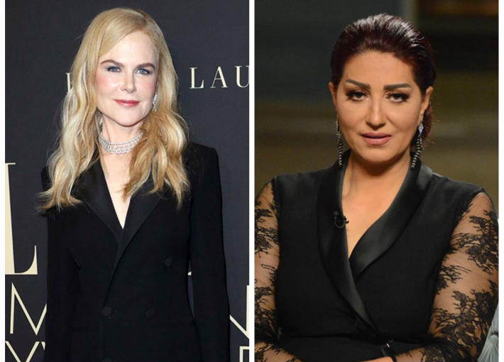 وفاء عامر ونيكول كيدمان