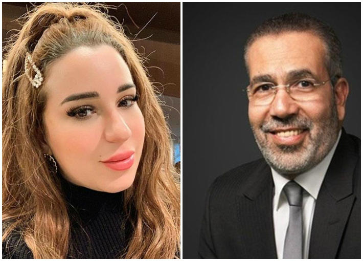 مدحت العدل- أسما شريف منير