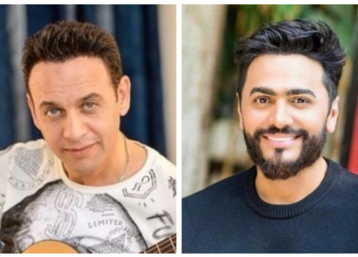 مصطفى قمر وتامر حسني