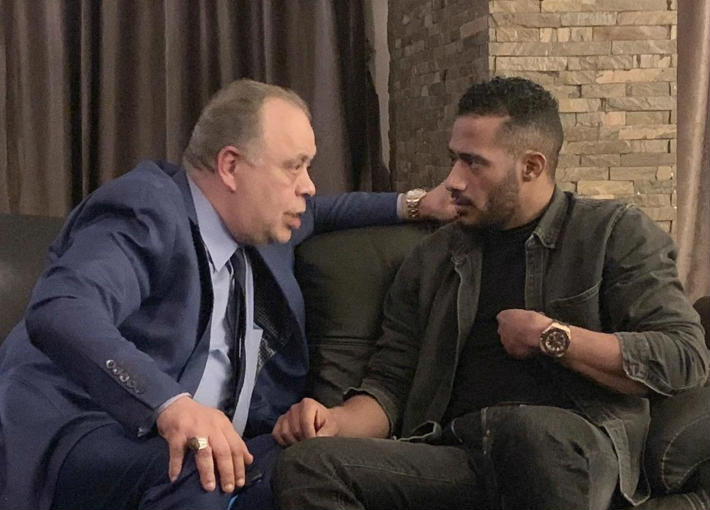 محمد رمضان وأشرف زكي