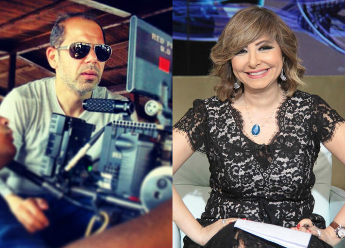 لميس الحديدي ورامي إمام