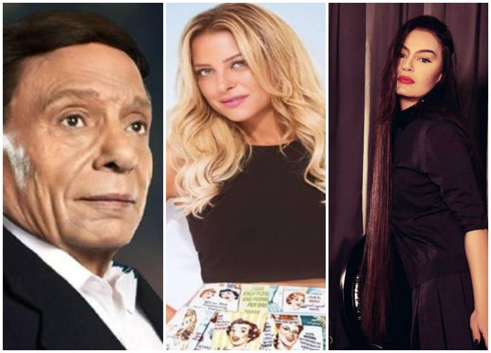 شريهان وريم مصطفى وعادل إمام