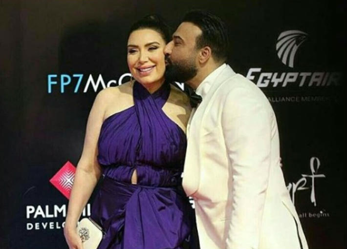 عبير صبري وزوجها