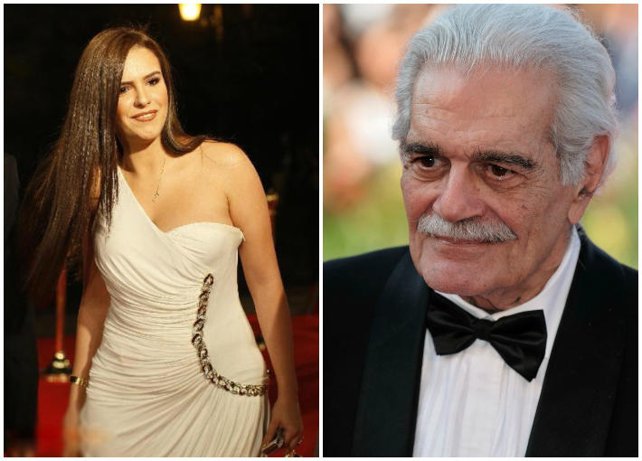 عمر الشريف ودنيا عبد العزيز