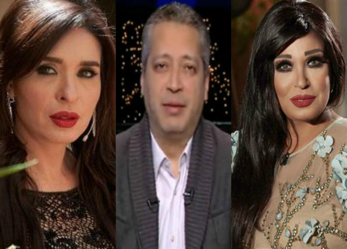 فيفي عبده وتامر أمين ودينا