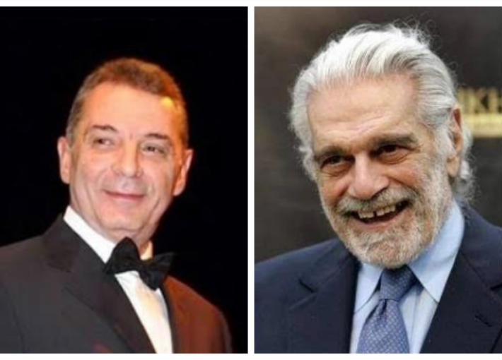 عمر الشريف ومحمود حميدة