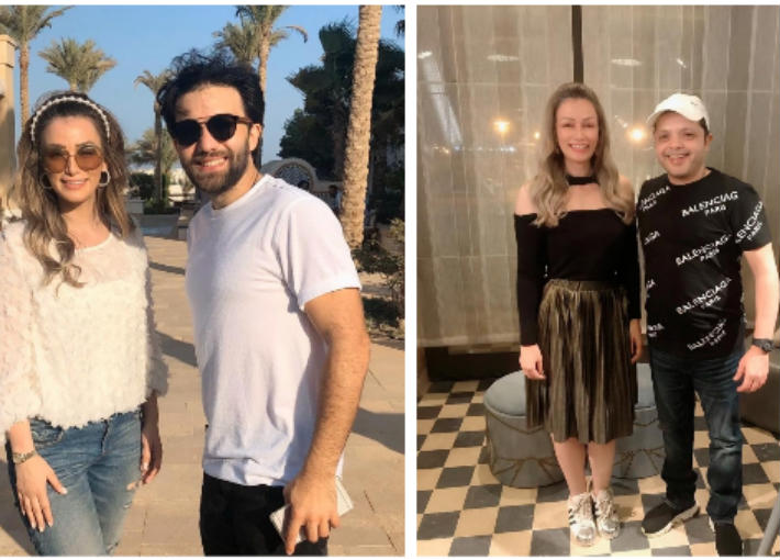 شيرين سليمان مع محمد هنيدي وشريف رمزي