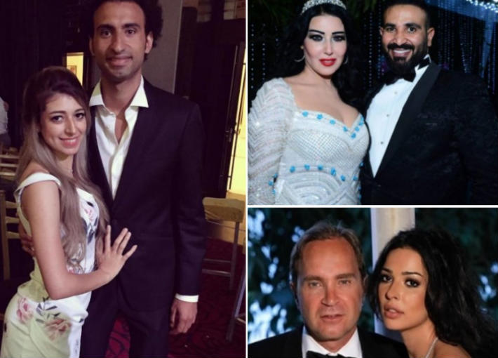 سمية الخشاب وأحمد سعد وعلي ربيع ونادين نسيب نجيم