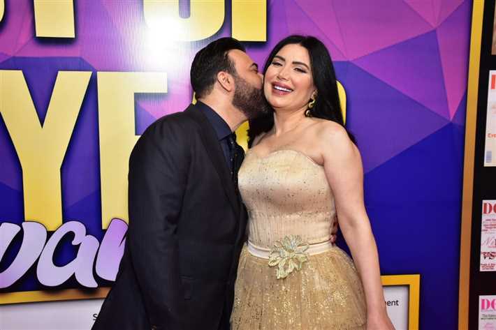 عبير صبري وزوجها أيمن البياع