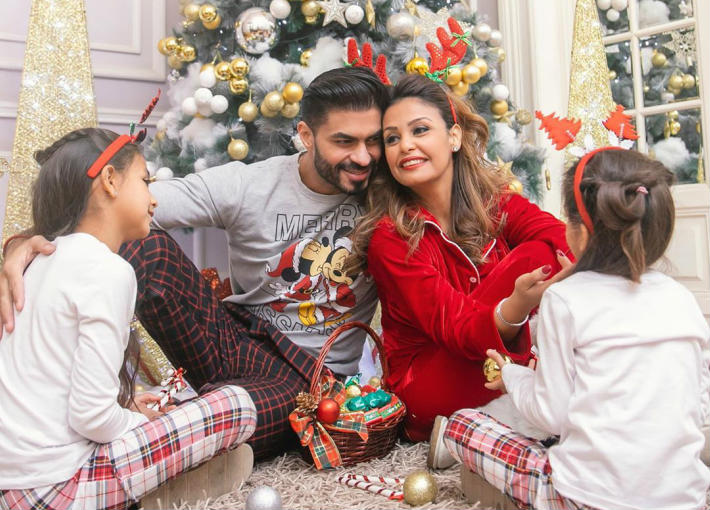 خالد سليم وأسرته