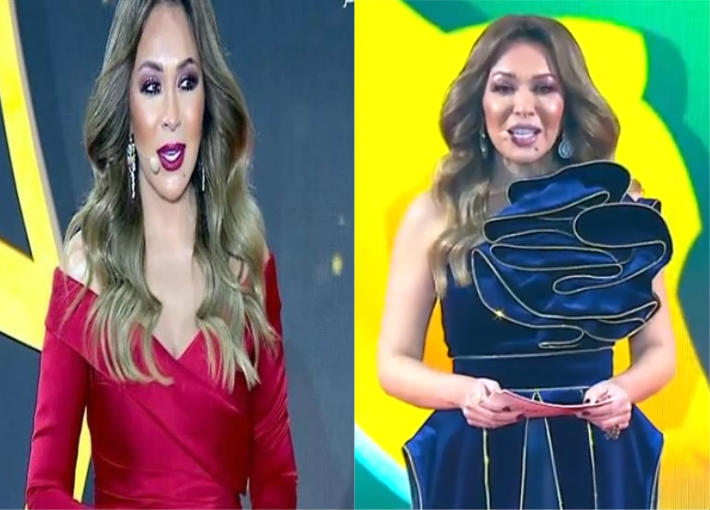 إطلالات مريم أمين في الحفل